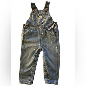 Heart Denim Overalls